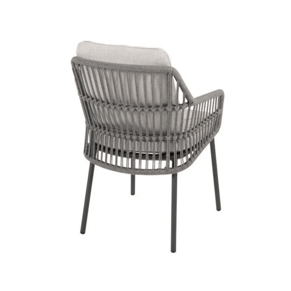 4 Seasons Alicante Stoel Anthraciet Met 2 Kussens