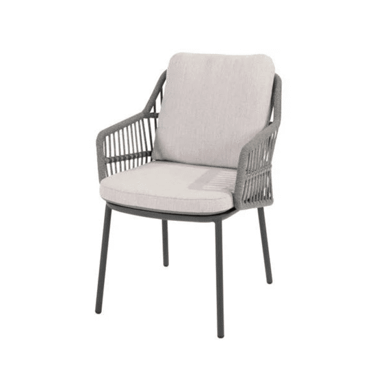 4 Seasons Alicante Stoel Anthraciet Met 2 Kussens
