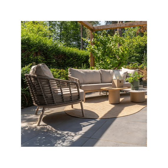 4 Seasons Puglia Stoel Latte Met 2 Kussens