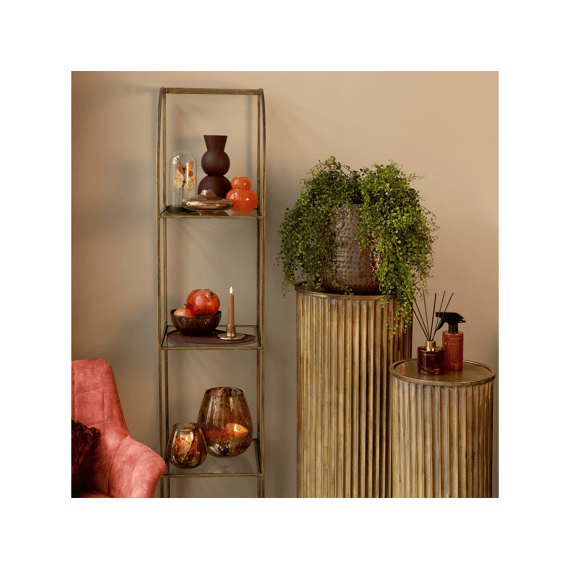 Dinerkaars Rustiek Ø2,2cm Led Rond Lyon S Roze 2x2x15cm Set/2