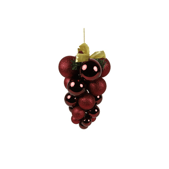 Kersthanger Vinella M Bordeaux 20x20x29cm
