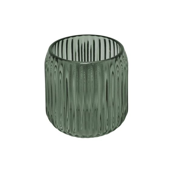 Theelichthouder Sierra Valerio S Groen 8x8x8,5cm