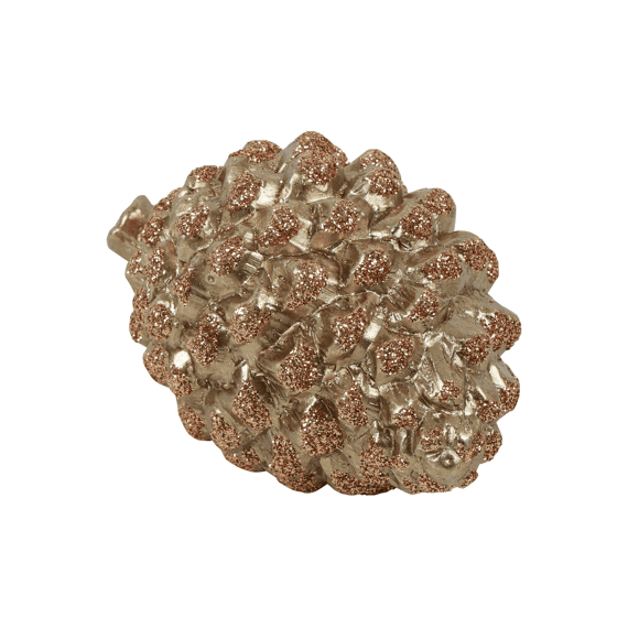 Dennenappel Pinus Burtia S Goud 11x7x6cm