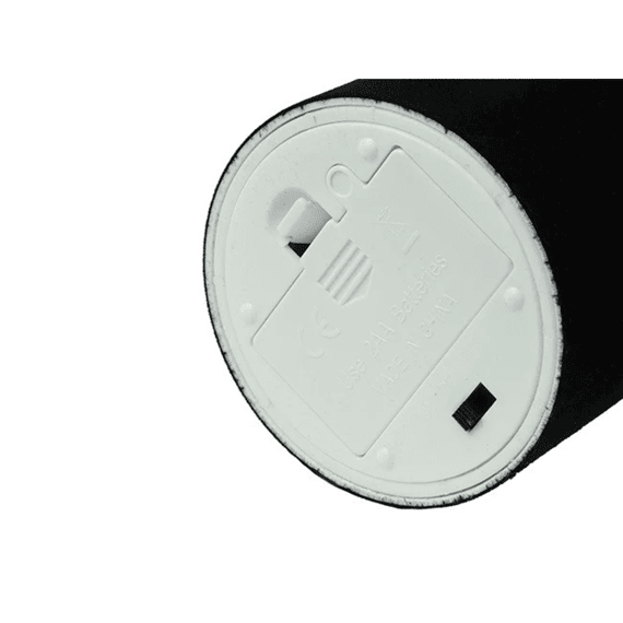 Stompkaars Velvet Ø7,5cm Led Rond Lyon L Taupe 7,5x7,5x12,5cm