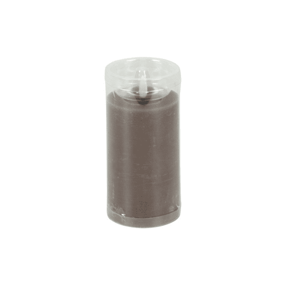 Stompkaars Ø7,5cm Led Lyon M Bruin 7,5x7,5x12,5cm