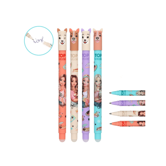 Topmodel Uitgumbare Gelpen Sunny Dog Assortiment