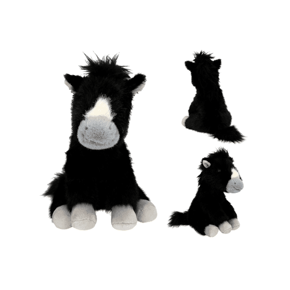 Miss Melody Knuffel Paard Zwart 20cm