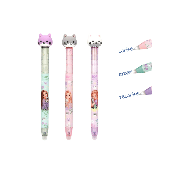 Topmodel Uitgumbare Gelpen Blooming Kitty Assortiment