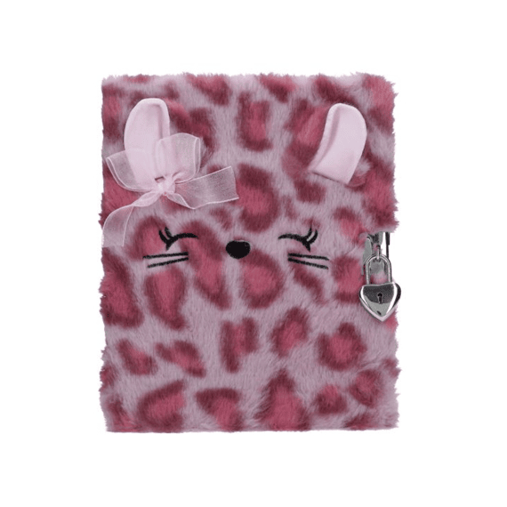 Topmodel Dagboek Met Slote Cosy Cat Roze