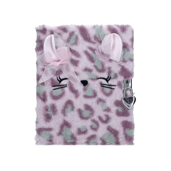 Topmodel Dagboek Met Slot Cosy Cat Lila