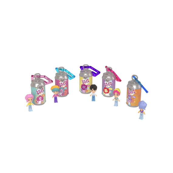 Polly Pocket K-pop Demon Hunters Sacha Boys 5-pack
