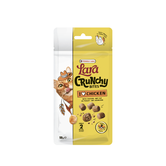 Lara Crunchy Bites kattenkoekjes Kip 50 g
