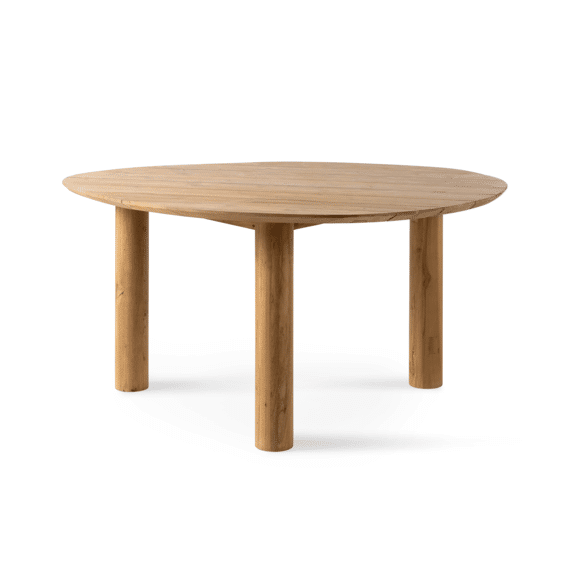 Callisto Organic Eettafel 150x125xh75cm Teak Natural