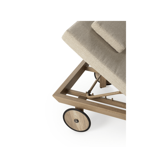 Callisto Antonella Ligbed Alu Frame Woodlook 78x72xh68cm