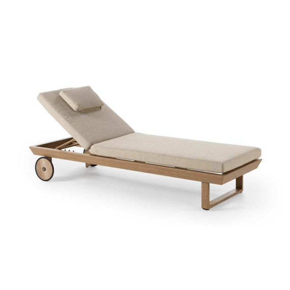 Callisto Antonella Ligbed Alu Frame Woodlook 78x72xh68cm