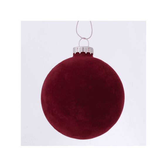Kerstbal Velvana D8cm Glas