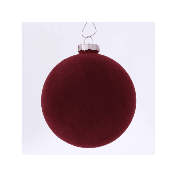 Kerstbal Velvana D10cm Glas
