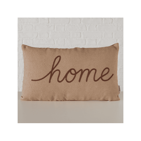 Kussen Home Polyester Rechthoekig Bruin