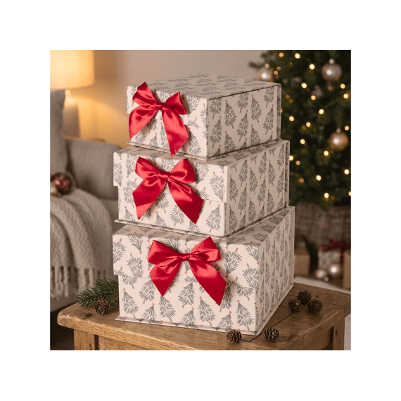 Geschenkbox Mirabella Rechthoekig H13.5cm Papier