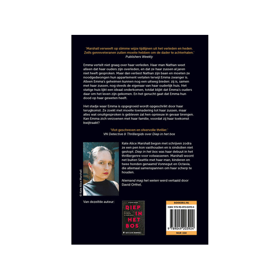 Kate Alice Marshall - Niemand Mag Het Weten