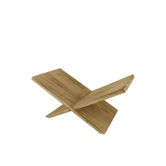 Magazinehouder Paulownia Hout 52x28x25cm Naturel