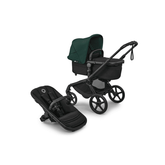 Bugaboo Fox5 Kinderwagens Complete Renew Black / Fern Green