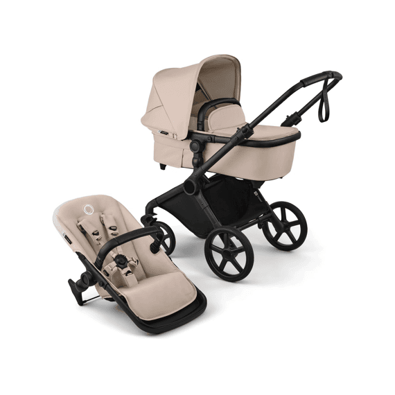 Bugaboo Cub Kinderwagen Complete Black / Desert Taupe