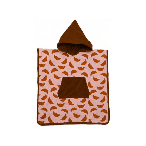 Bb & Co Poncho Bamboo 3-5j Toffee Croissants