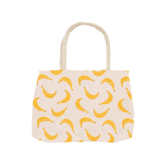 Bb & Co Draagtas Kasbah Ivoor Bananas