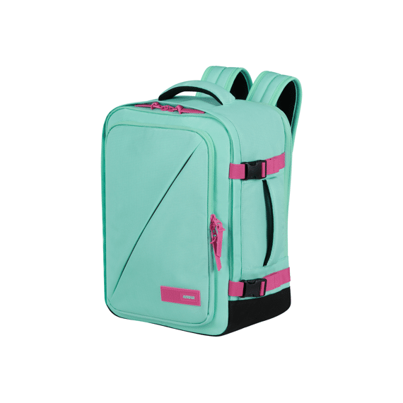 American Tourister by SamsoniteTake2cabin Casual Backpack S/M Jelly Mint/electric Fuchsia