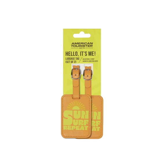 American Tourister by SamsoniteTa Luggage Tag X2 Print Sun Surf Repeat