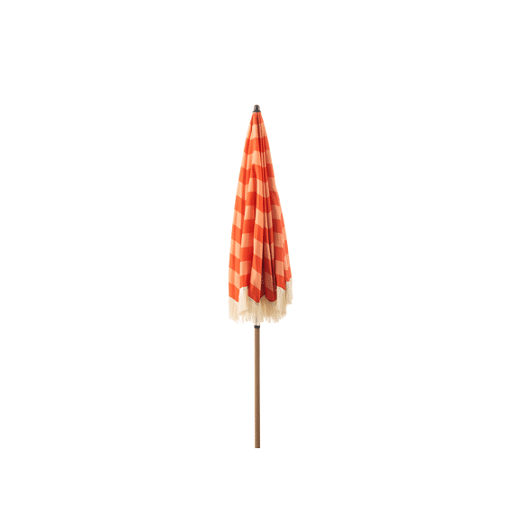 Dutch Decor Parasol Soleil Stripe 160x180cm Cherry Tomato