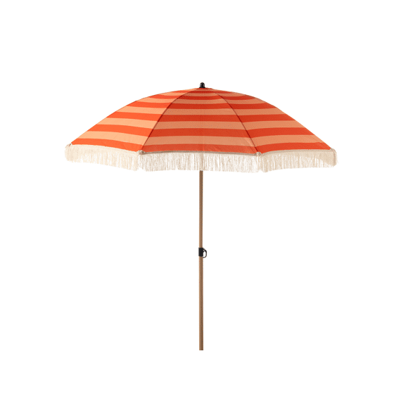 Dutch Decor Parasol Soleil Stripe 160x180cm Cherry Tomato