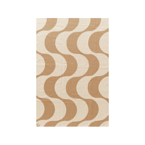 Dutch Decor Plaid Swirl 140x180cm Irish Cream