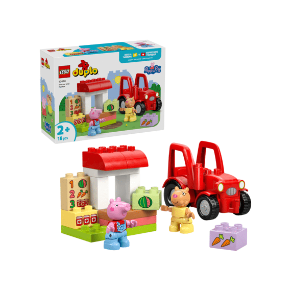 Lego Duplo 10468 Tractor En Marktkraam