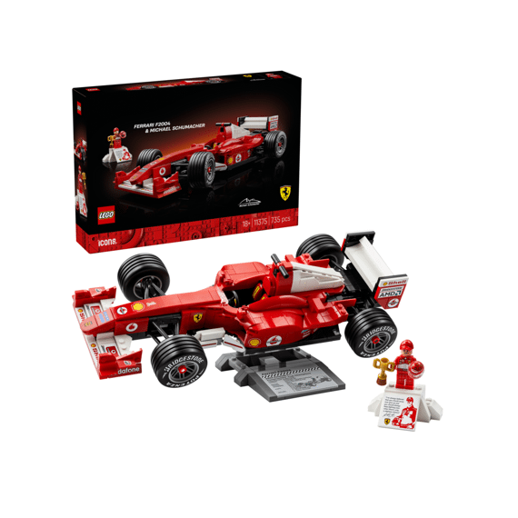 Lego Icons 11375 Ferrari F2004 En Michael Schumacher