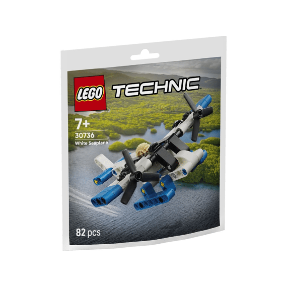 Lego Technic 30736 Wit Watervliegtuig