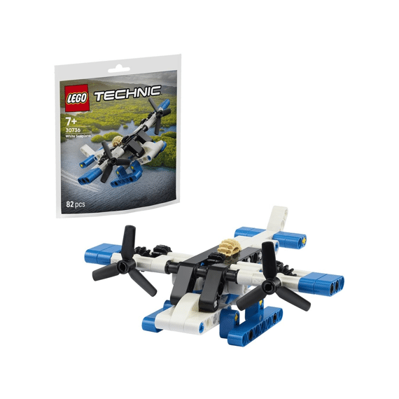 Lego Technic 30736 Wit Watervliegtuig