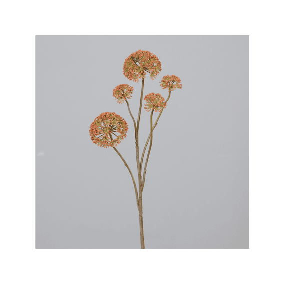 Dilletak Met 2 Grote En 4 Kleine Bloesems 77cm Oranje