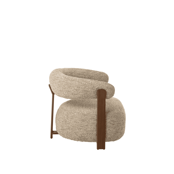 J-line Zetel Schuim Ecru 78,3x77x72,5cm