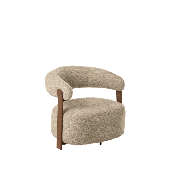 J-line Zetel Schuim Ecru 78,3x77x72,5cm