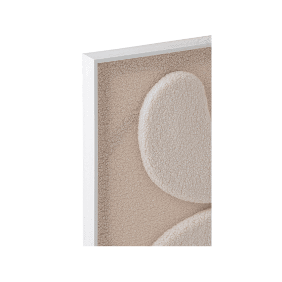 J-line Schilderij Mdf Ecru/wit 60x60x4,5cm 3 Assortiment