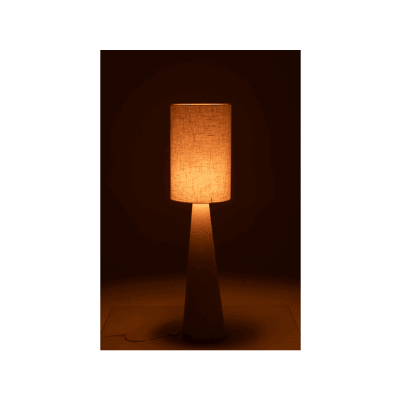 J-line Staanlamp Doek Beige Medium 35x35x140cm