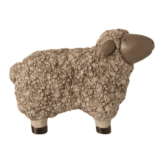 J-line Schaap Magnesium Bruin Large 56x25x41,5cm