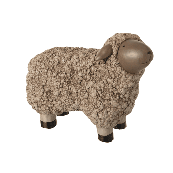 J-line Schaap Magnesium Bruin Large 56x25x41,5cm