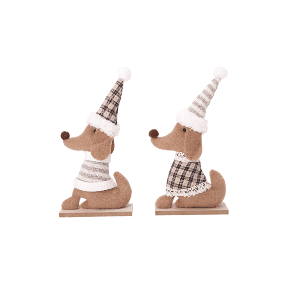 Hond H30cm 2 Assortiment