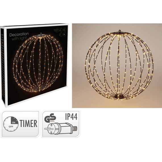 Bal 40cm 240led Warm Wit