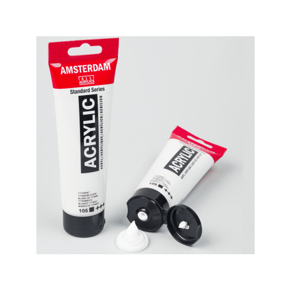 Amsterdam Duo Pack 120ml Titaanwit