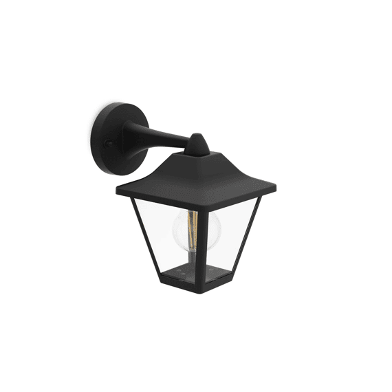 Philips Juli Wandlamp Max 25w Zwart Hv Aluminium