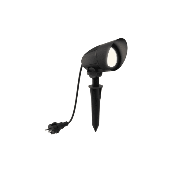 Philips Cylr Spot 4.6w 27k Zwart Hv Aluminium
